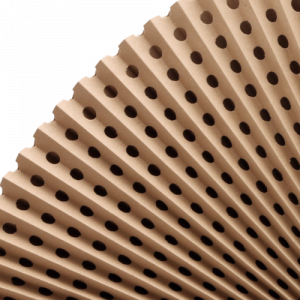 Filtre en carton plissé accordéon marron 1000 mm pour mur aspirant de cabine de peinture