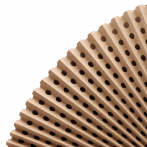 Filtre en carton plissé accordéon marron 1000 mm pour mur aspirant de cabine de peinture