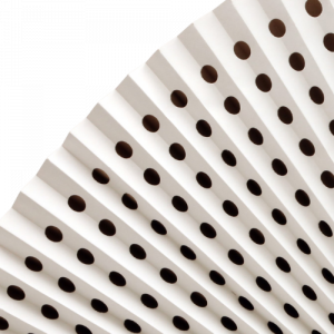 Filtre en carton plissé accordéon blanc 1000 mm pour mur aspirant de cabine de peinture