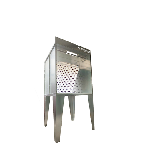 Cabine de peinture 1 mètre aspiration professionnelle
